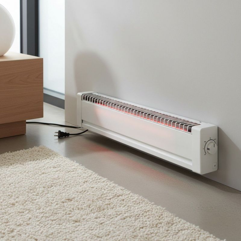 Baseboard Heater Installation detail